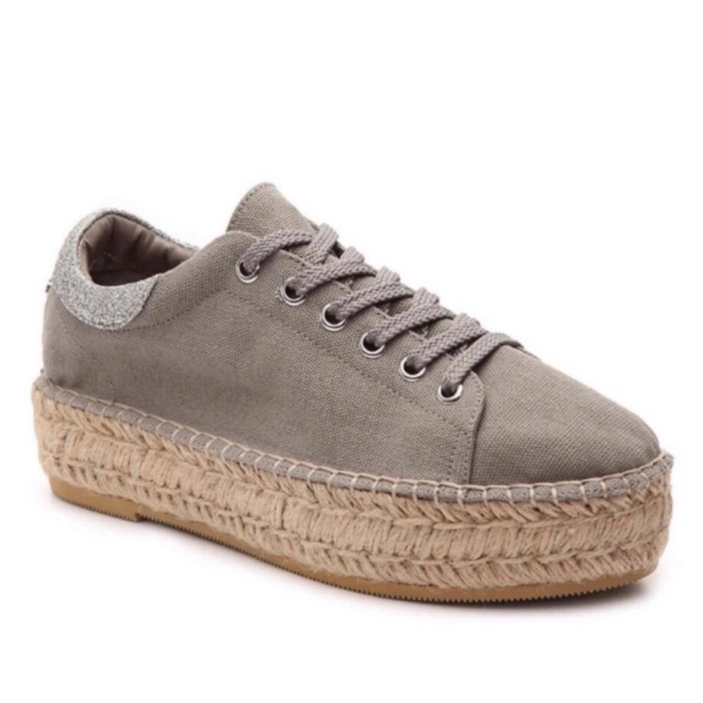 ✖️SOLD✖️Steve Madden Edmund Gray Platform Espadrille